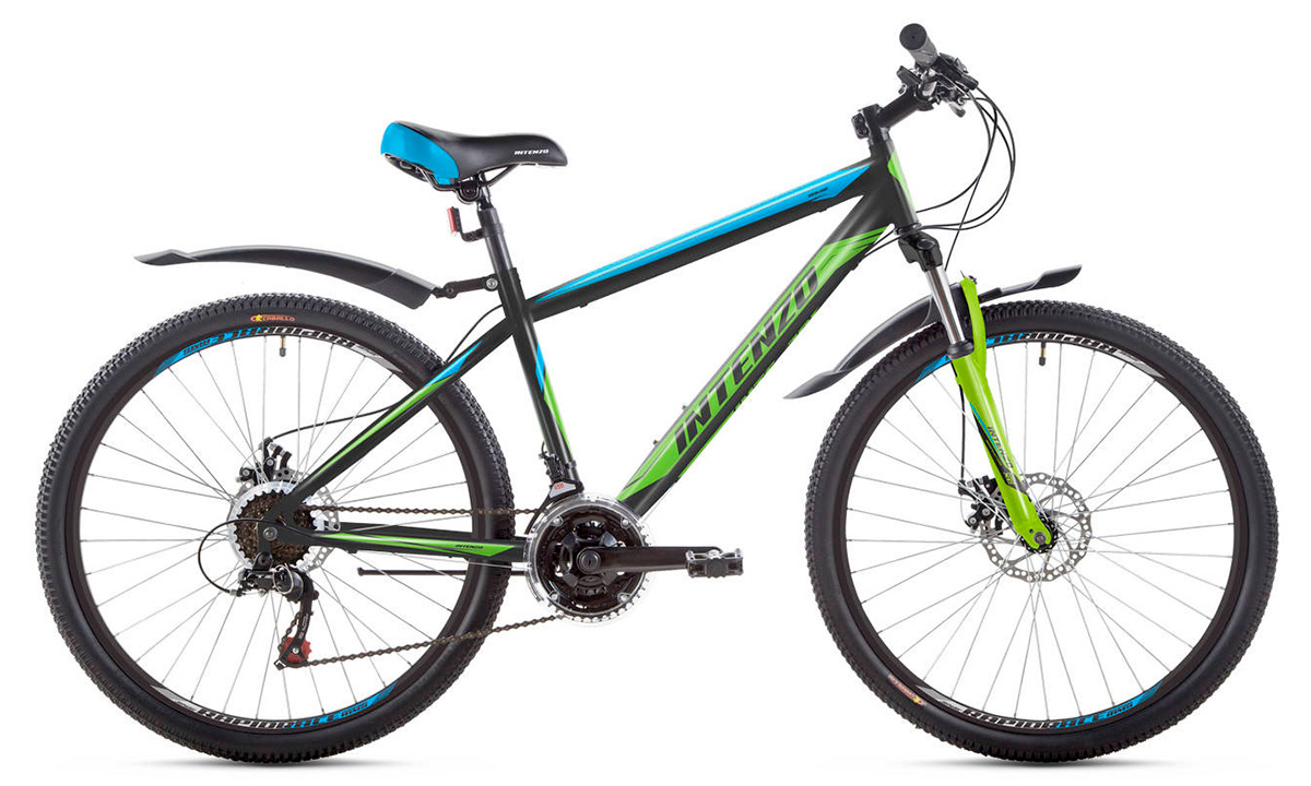 Фотографія Велосипед Intenzo DAKAR 26" (2020) 2020 Чорно-синій 